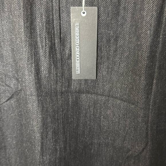 Vintage NWT Umberto Ginocchietti Women's Charcoal Midi Skirt - Picture 6 of 7